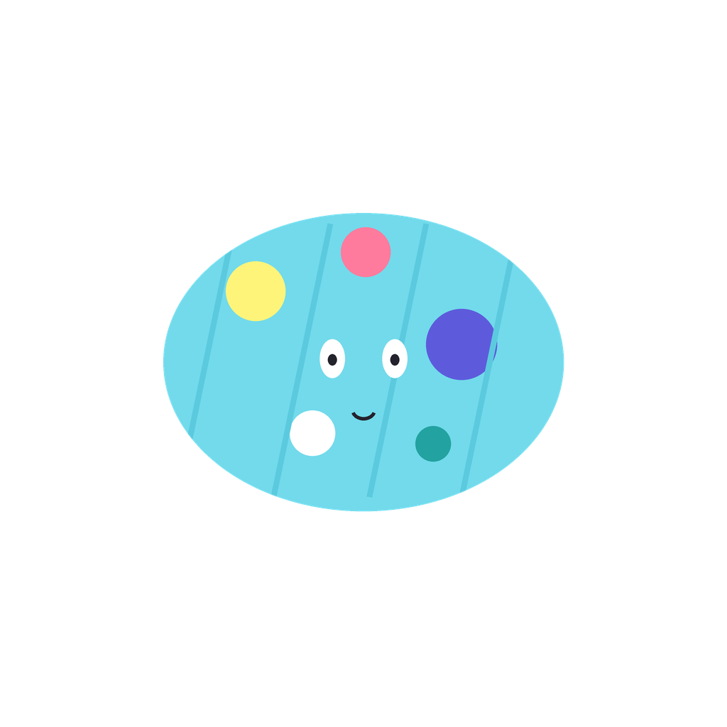 Confetti UFO character